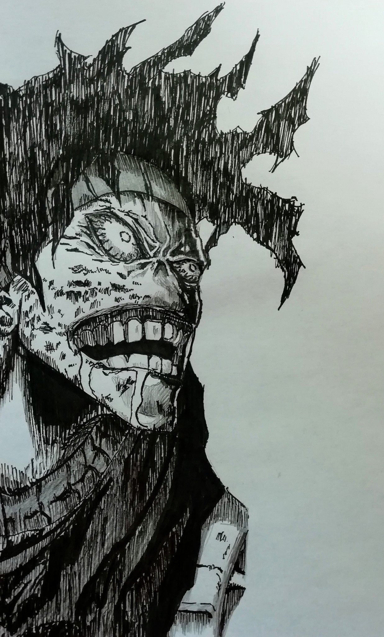 ソノ ヒロアカより ヒーロー殺しステイン描きました T Co Egxsl8dlwx Twitter