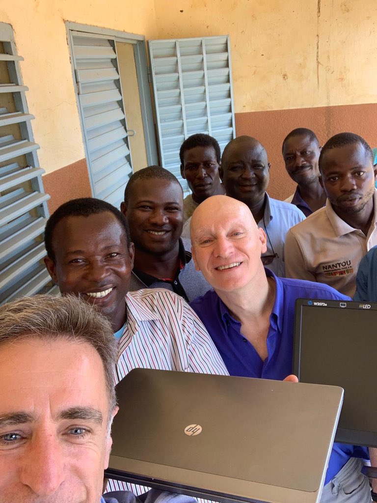 <a href="/GrimbeekRicus/">Ricus Grimbeek</a> and <a href="/trevali/">Trevali</a> investing in the future of children and equipping them with the tools to prosper in the digital economy by delivering refurbished computers and supplying electricity to local schools in Burkina Faso.  #leadership #sustainability #community