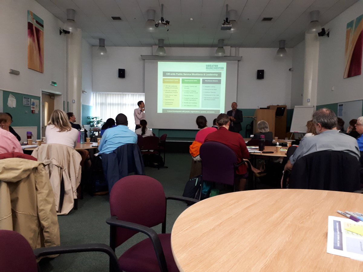 The final day of our #GMWorkingTogether workshops is up and running