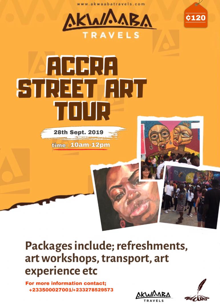 Sign up of the first street art tour in Ghana... Experience Ghana with your art lenses on! #YearOfReturn2019ghana #artinghana #streetarttours #loveart #osustreetarttour #jamestownstreetarttour
