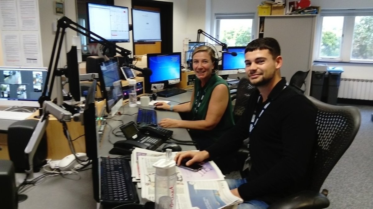 sarahpiano's tweet photo. Here's the lovely production team @BBCSussex who invited me on today to talk about https://t.co/wnWWccynu3 &amp; to celebrate #bbcmusicday. Have also met  @kairenk who runs the brilliant podcast #theculturekitchen. Happy days! https://t.co/PdyvnkYFRe