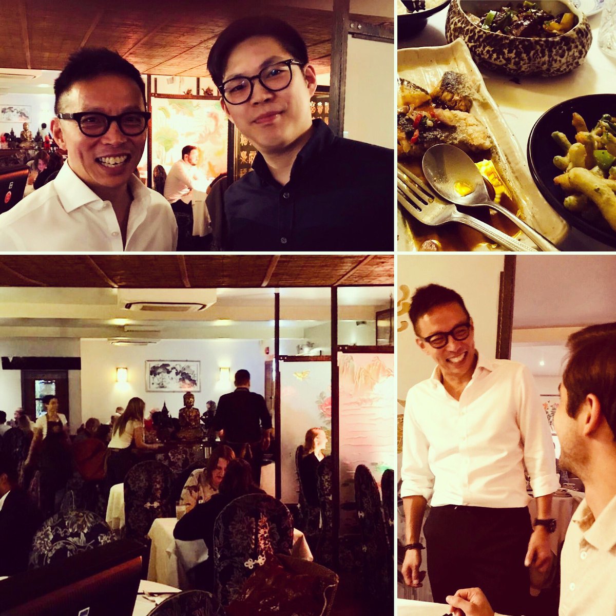 The weather couldn’t dampen spirits at China Red last night as the #edablguernsey diners tucked into the specially created #foodfestivalweek menu 😍