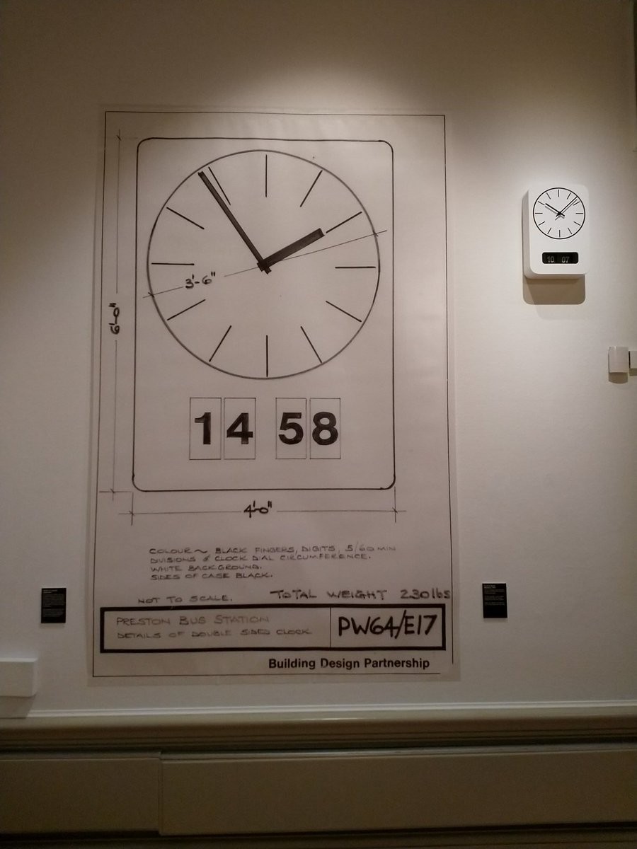Oh how I covet one of the @bernieblac #prestonbusstation clocks #brutiful #beautiful