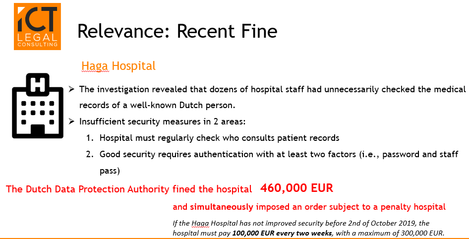 cyberwatching.eu (@cyberwatchingeu) on Twitter photo What already happened in the #healthcare sector after #GDPR entered into force?
Here are two use cases from our partner <a href="/ictlc/">ICTLC - ICT Legal Consulting</a> on the different types of #fines and requirements that #hospitals should take into account What already happened in the #healthcare sector after #GDPR entered into force?
Here are two use cases from our partner <a href="/ictlc/">ICTLC - ICT Legal Consulting</a> on the different types of #fines and requirements that #hospitals should take into account