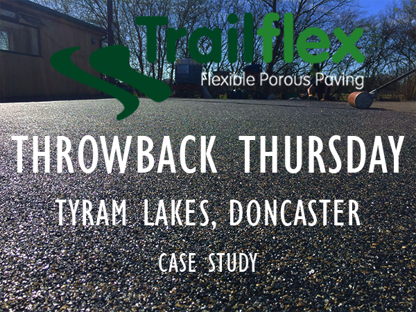Trailflex's tweet photo. #ThrowbackThursday takes us to Tyram Lakes, Doncaster. Trailflex was specified to surface the surrounding pathways, car park and access roads. Read the full case study here: https://t.co/GJXoCCaFLD  #ecofriendly #Trailflex #paving #UnitedKingdom https://t.co/Zw6K93mZlI