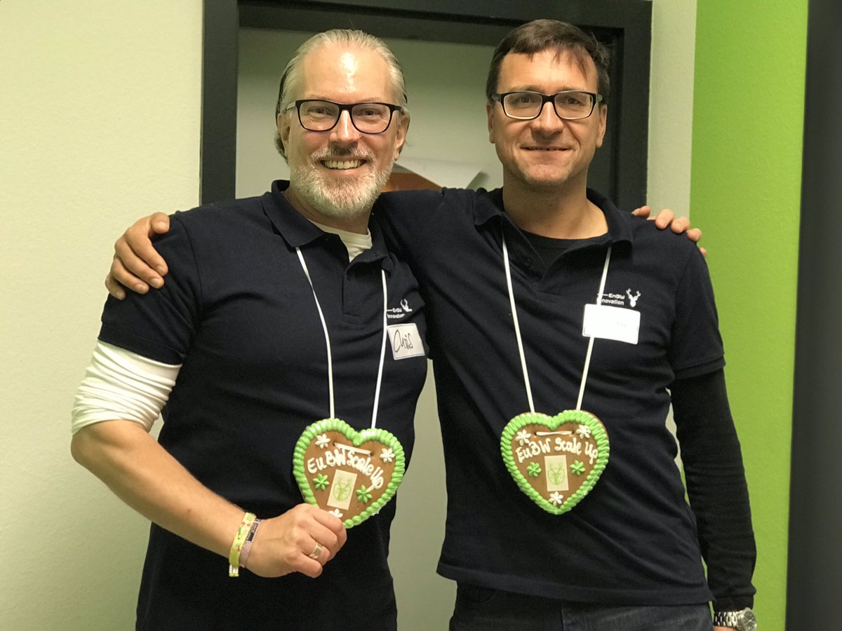 chris_by_day's tweet photo. Partners in Crime 😉🚀🤓 #EnBWInnovation #startup #scaleup #EnBWSUpA https://t.co/3aardjGEVq