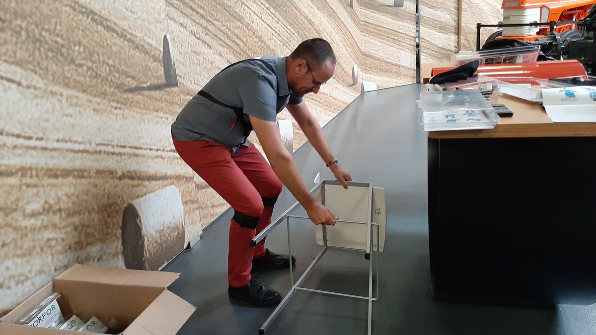 ID4MOBILITY's tweet image. Voilà ce  que vous ratez ! On comprend qu'avec ces équipements,  les postures sont corrigées. Atelier #Exosquelettes @CLAASFrance avec #iturri et @emagein3d