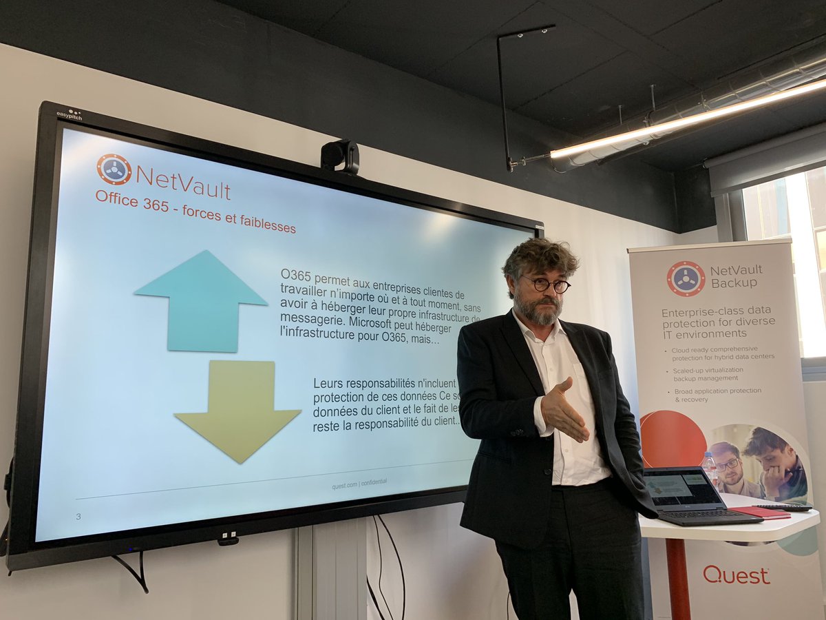 aOSComm's tweet image. #aOSMonaco @Quest peut vous idée à sauvegarder vos données #Office365