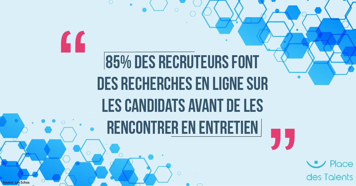 ⚠️Soignez vos réseaux sociaux ! 
Les recruteurs veulent en savoir plus sur vous en contactant vos anciens employeurs ougrâce à internet

🔹Ils vérifient les informations figurant sur les CV, concernant la personnalité ou les centres d’intérêt

📄 blog.place-des-talents.com/on-se-mettait-…