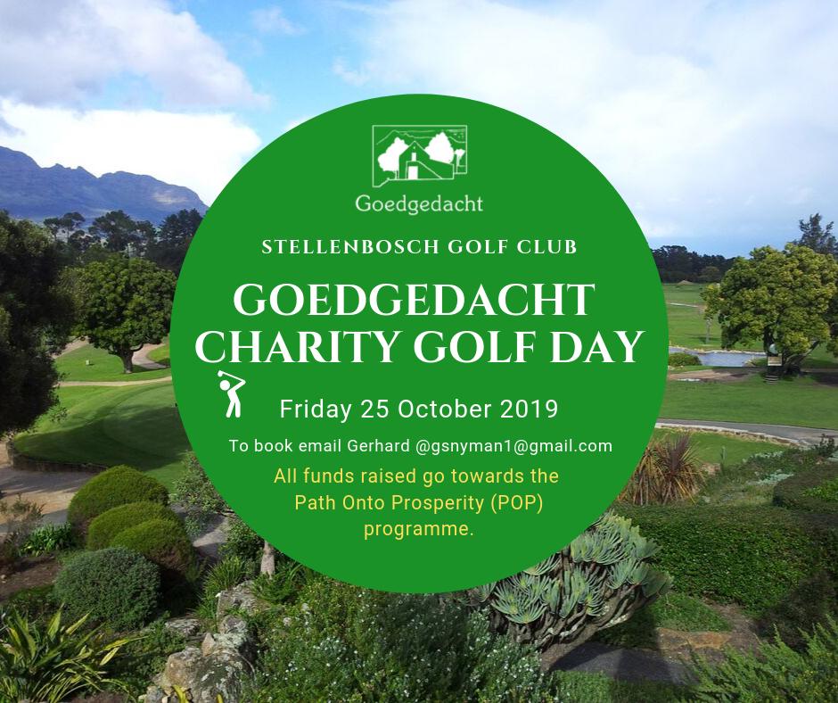Calling all golfers!  Please join us on our Stellenbosch Golf Day and help to raise funds for our POP Programmes!