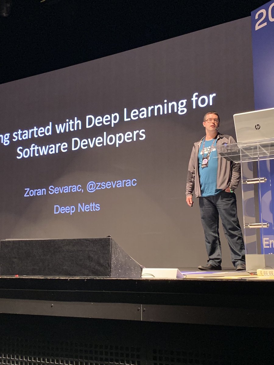 heathervc's tweet photo. Deep Learning for Software Developers by @zsevarac @Heapconf #java #VisRec JSR #DeepLearning #MachineLearning @jcp_org @DeepNetts https://t.co/c5sndQnw2m