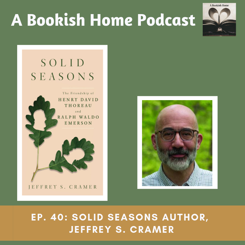 New Episode: This week I'm chatting with <a href="/JeffreySCramer/">Jeffrey S. Cramer</a> about his new book Solid Seasons and the friendship of two local literary figures–Henry David Thoreau and Ralph Waldo Emerson. abookishhome.com/2019/09/26/jef…