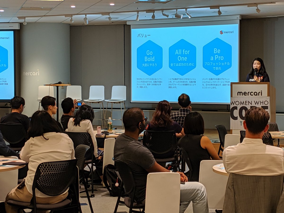 Thank you for sponsoring tonight's event, <a href="/mercaridevjp/">Mercari_Dev</a> !! ❤️ #WWCode