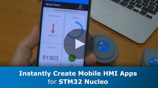 IoTizeNews's tweet photo. #VideoHowTo: Create #HMI apps for #mobiles for your #STM32 #Nucleo... you can do it in minutes with #TapNLink #Primer #NFC, #Bluetooth modules. #DigiKey #STPartnerProgram #iOS #Android
https://t.co/mnHSDa5efc https://t.co/LLkrcULJxV