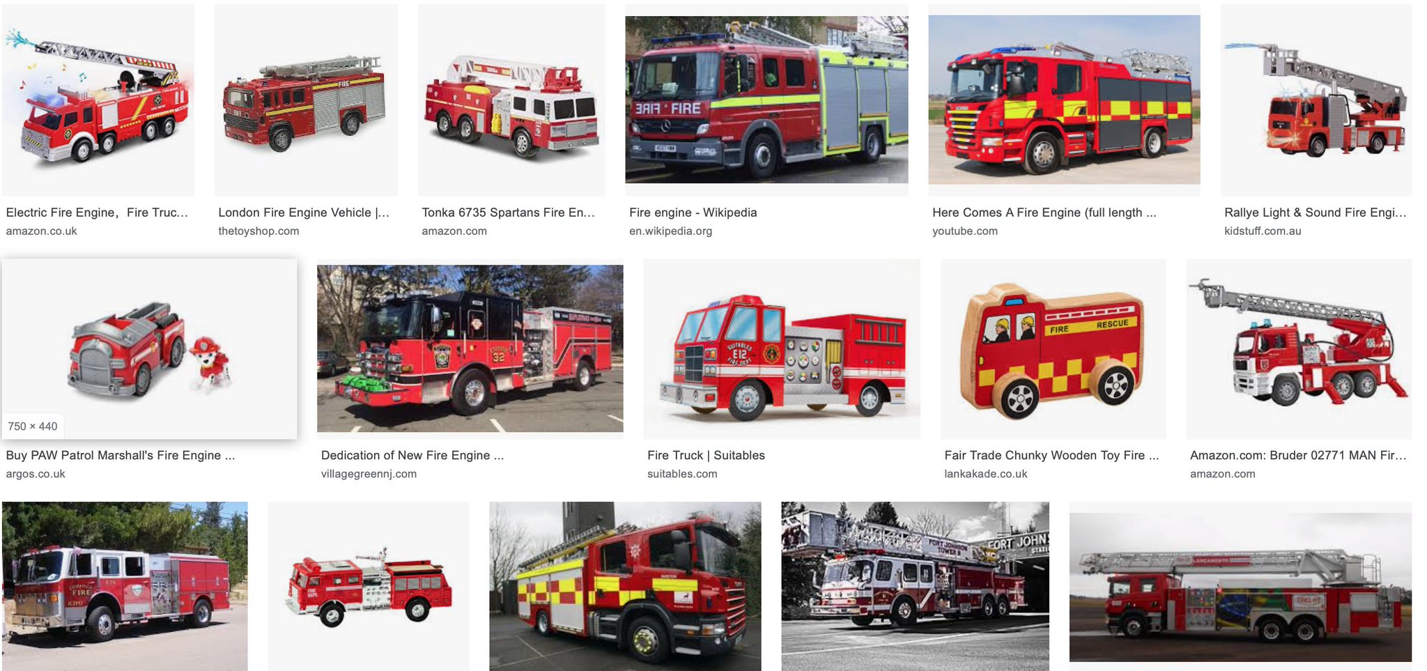 marshall fire truck argos
