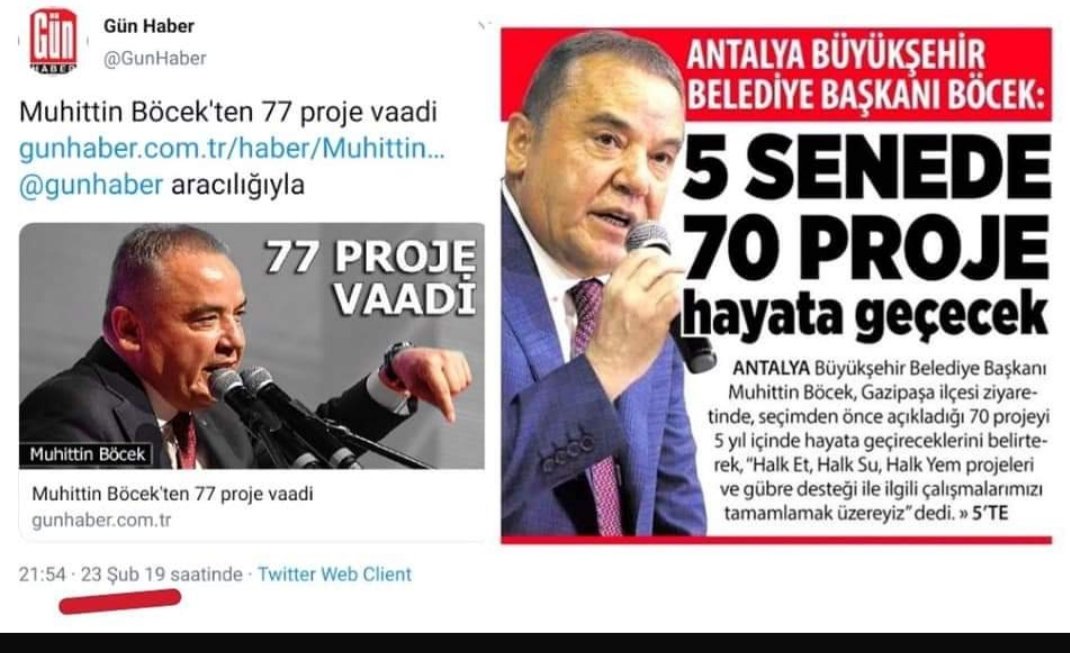 Şubat 2019 vaad sayısı;77
Eylül 2019 kalan vaad; 70
Bir karar veseniz artık,
en azından sayı konusunda.
<a href="/BocekMuhittin/">Muhittin Böcek</a>