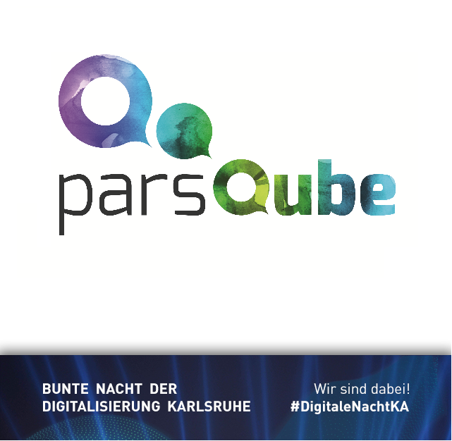 *Save the Date*

Am 11.10 findet in ganz Karlsruhe erstmals die BUNTE NACHT DER DIGITALISIERUNG statt. Wir sind nicht nur als Partner, sondern auch als Teilnehmer dabei! 😀 Unser Programm folgt. Infos zur Nacht schon mal hier: ow.ly/qD6H50wrVka

#parsQube #DigitaleNachtKA