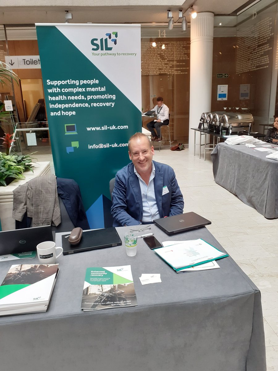 weareSIL's tweet photo. Very excited to be at the @Govconnect Mental Health 2019 conference, and looking forward to Richard's presentation at 2.10pm. Come see us in the Max Rayne Atrium! #MentalHealth2019 https://t.co/MVYm1UKjsz