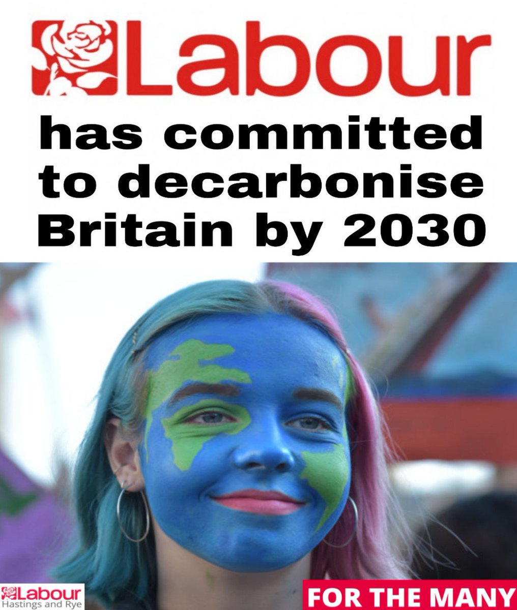 HastingsRyeLab's tweet photo. With all the chaos of the last few days, you might have missed the wonderful news that #LabConf19 overwhelmingly voted for #GreenNewDeal 💚🌎
@UKLabour has committed to decarbonise Britain by 2030
'The real fight for a Green New Deal has just begun.' - @LabGND
@jeremycorbyn https://t.co/pOh9QDEbUz