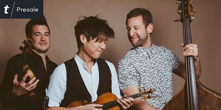 TicketmasterDE's tweet image. Freut ihr euch schon auf Time For Three? Die drei US-Musiker vereinen gekonnt klassische und Pop-Musik. Im November könnt ihr das live erleben. 

Tickets sichert ihr euch schon jetzt im Ticketmaster Presale: ticketmaster.de/artist/time-fo…

#timeforthree #tickets