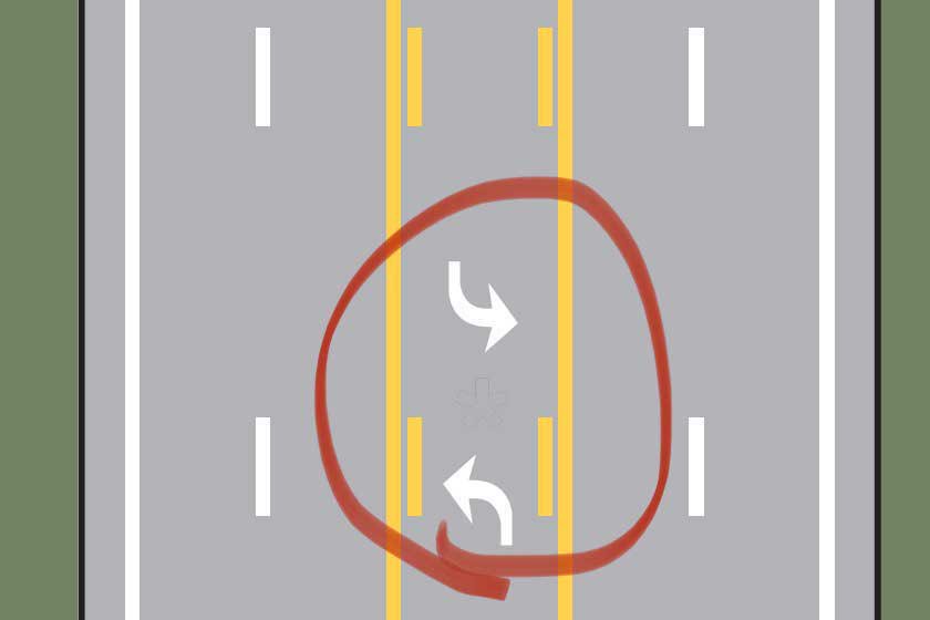 JamesonKylar's tweet photo. PSA: Using the center TURNING lane for anything other than TURNING LEFT is both annoying and illegal. Stop driving like idiots. Its not a merging lane, or a sit and wait lane. #bigaroad #ocga https://t.co/H9KIU8R72Q
