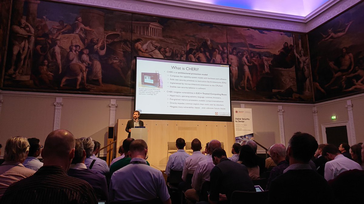 peter_sewell_'s tweet image. Explaining CHERI for the #DigitalSecurityByDesign kick-off