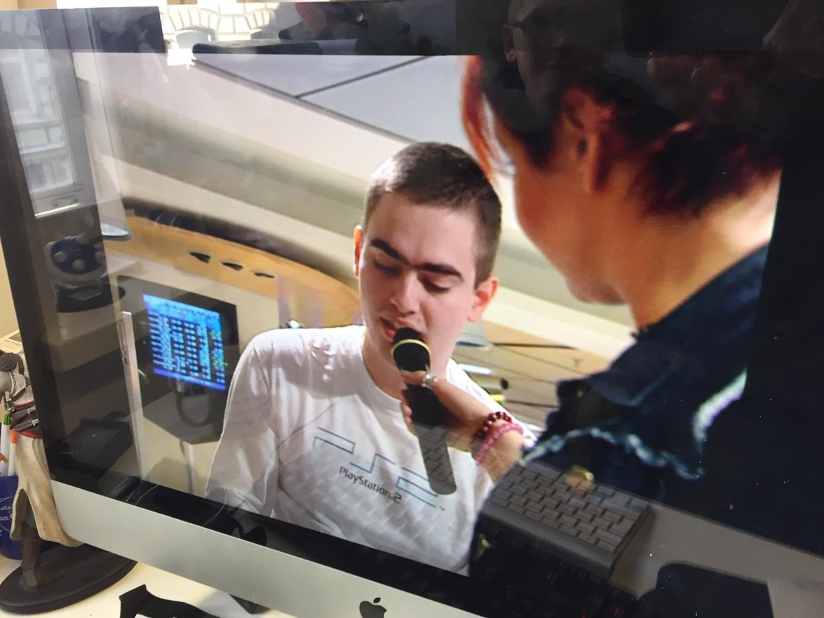 Somebody digging through the archives sent me this. From the year 2000, me hosting a part of the PlayStation 2 launch event in Helsinki. Probably at Stockmann department store. Lifetime ago. #playstation2 #2000