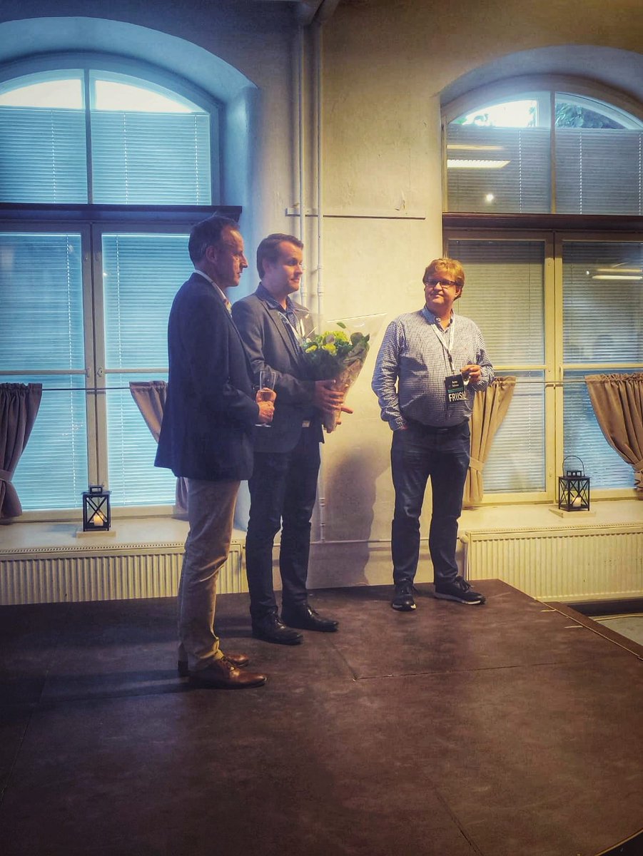 Winner of the FRUSHED 2019 Pitching Competition! Our CEO Jaakko Korpela's first big pitching win takes EntoCube to #Slush2019. Thank you #Forssa! #frush #frush2019 #kiertotalous #circulareconomy