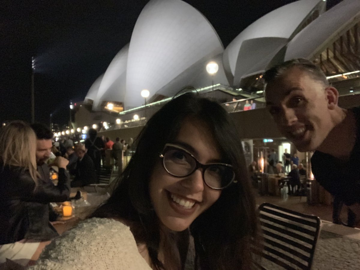 kimtinez's tweet photo. In Sydney with @ArubaNetworks for #ATM19APAC Someone pinch me 😍 #luckylass https://t.co/Mwe0VP6NSa