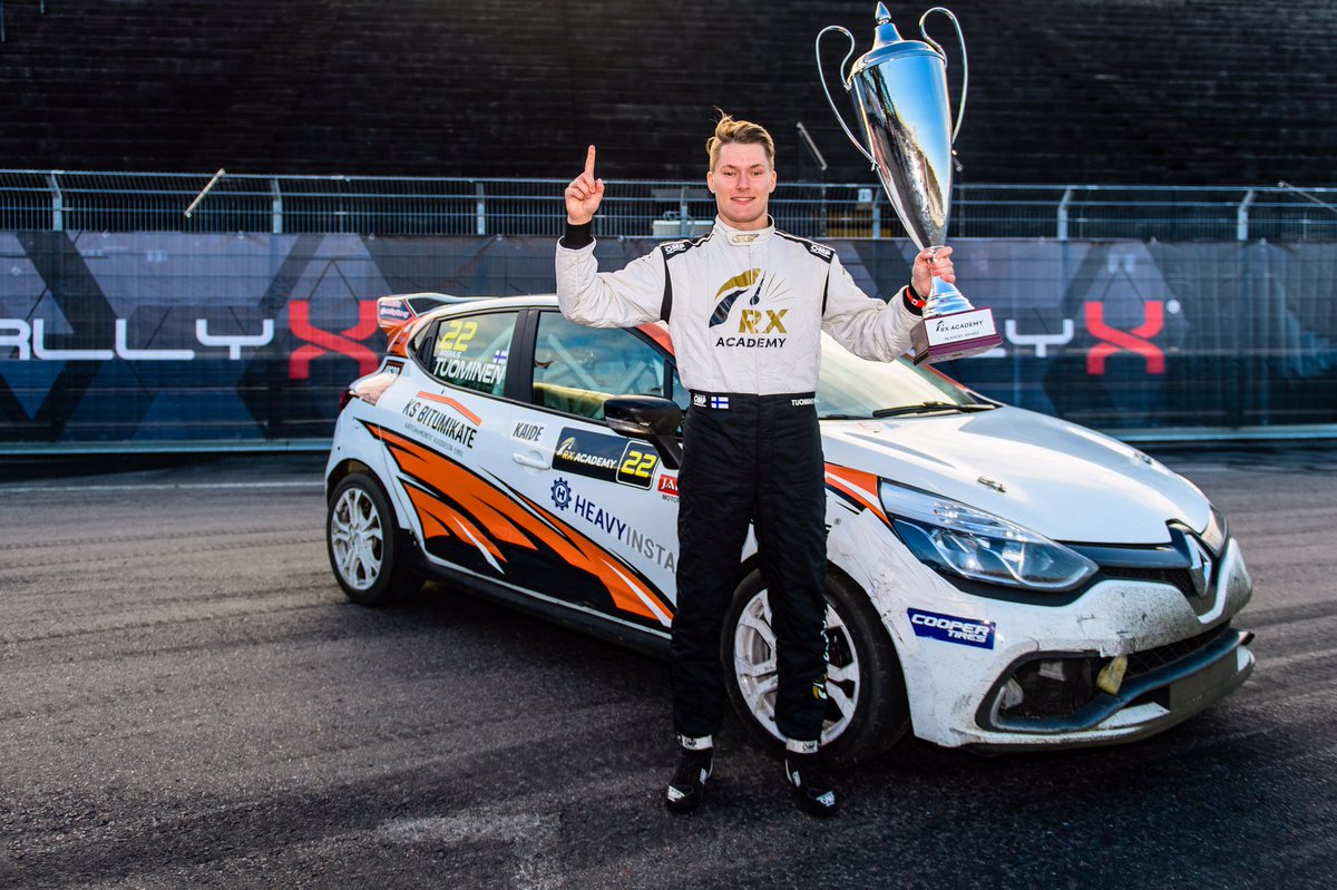 Tommi Hallman wins dramatic Tierp finale as Rasmus Tuominen claims #RXAcademy title and <a href="/RX2_Series/">RX2</a> prize drive by a single point.

mailchi.mp/80cbe733c2ba/h…

#RouteToWorldRX #rallycross #PoweredBySET #RallyXNordic #ClioRSRX