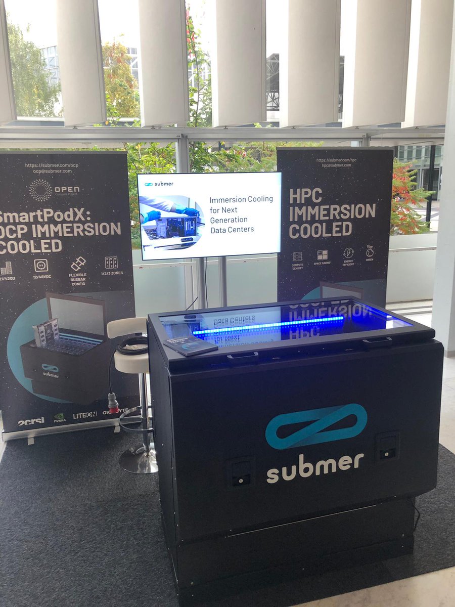 submertech's tweet image. #SmartPodX OCP Immersion Cooled
submer.com/ocp
