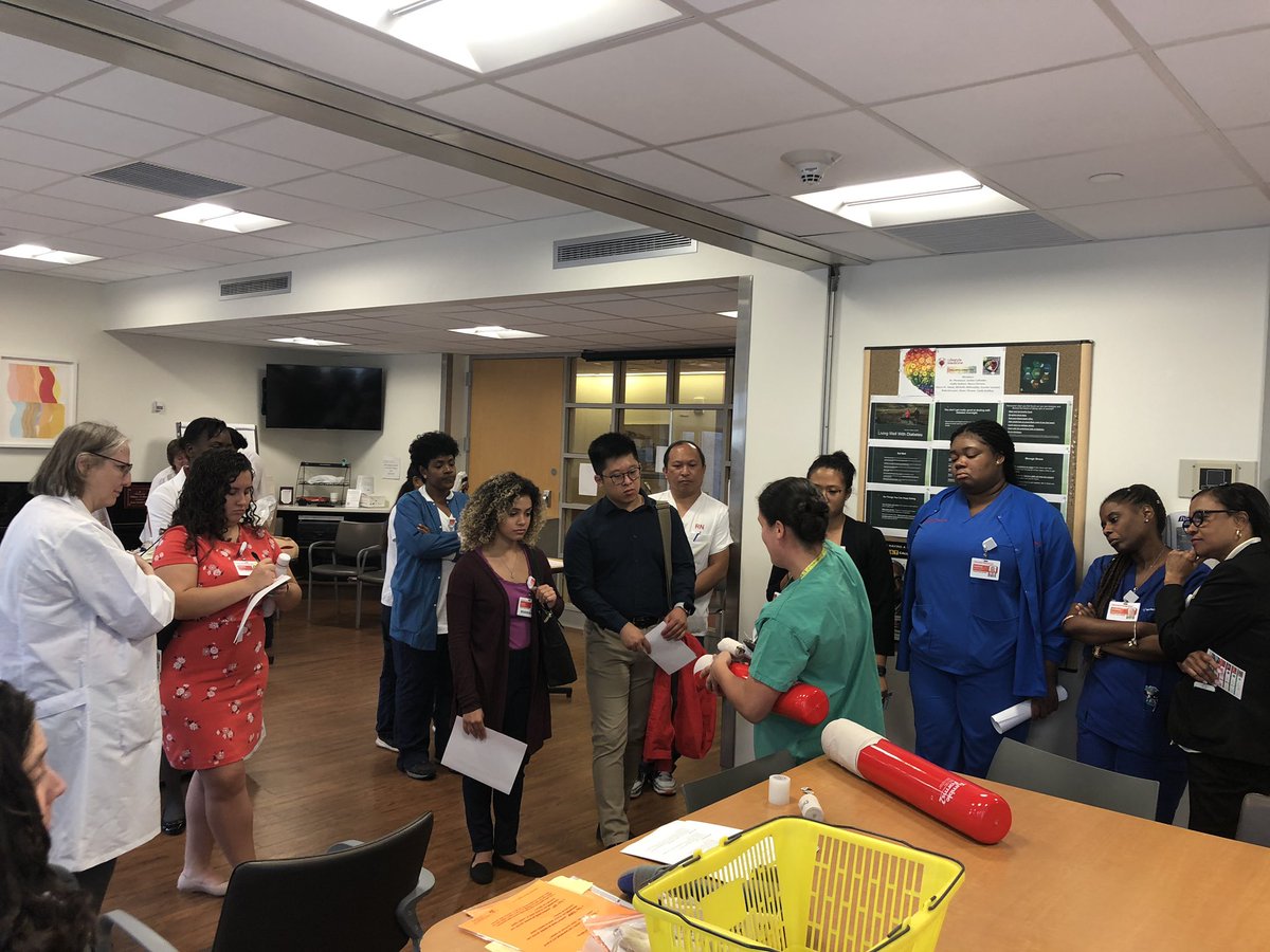 Great turn out to National Rehabilitation Awareness &amp; Hands On Skills Day! RN, PT, OT, TR &amp; SLP training the multidisciplinary team on the benefits of rehab!! ! #teamwork <a href="/nyphospital/">NewYork-Presbyterian</a> <a href="/Deechrzano/">Dee C/Patient Care Director of 8GN Rehab/Med Annex</a> @HeadRNColumbia <a href="/HennMila/">Mila Henn</a>