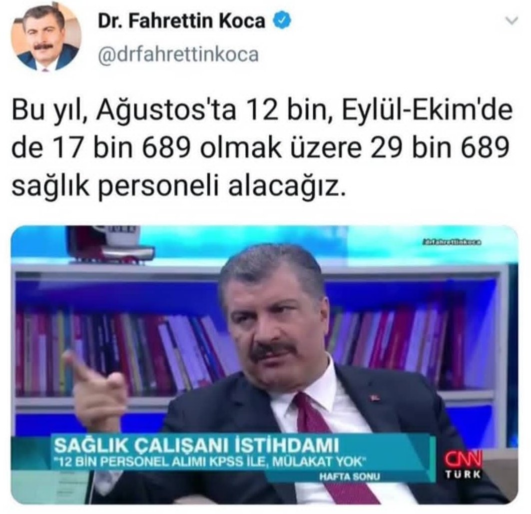 ultra1905cimbom's tweet photo. #SağlıkçıAtamasızOlmaz
Eylül neredeyse bitti, Ekime girdik 
Yetmez mi bu bekleyiş @drfahrettinkoca https://t.co/sB21GZRTos