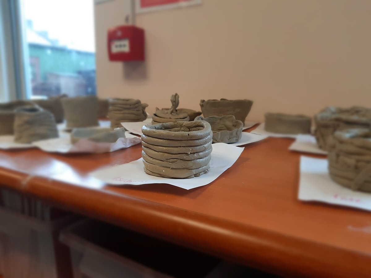 ByronSchool's tweet image. Roman coil pots in LKS2 #learningthroughdoing