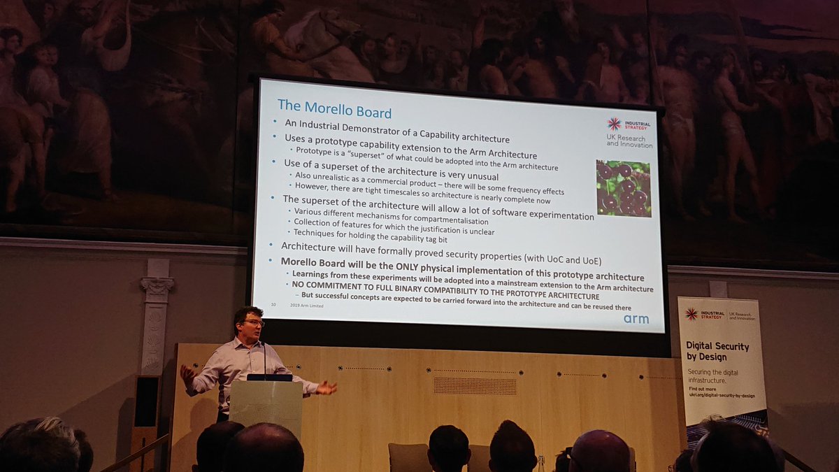 peter_sewell_'s tweet image. Richard Grisenthwaite from Arm at #DigitalSecurityByDesign