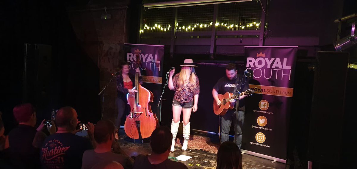 WeAreRoyalSouth's tweet photo. One week ago we played in Newcastle! Today we’re heading to play our first show in Horsham! See y’all tonight at The REC Rooms! A few tickets should be available at the door!
#HoldenGroupUK #LockHatters #HomeofHats https://t.co/rFJQHNNKuo