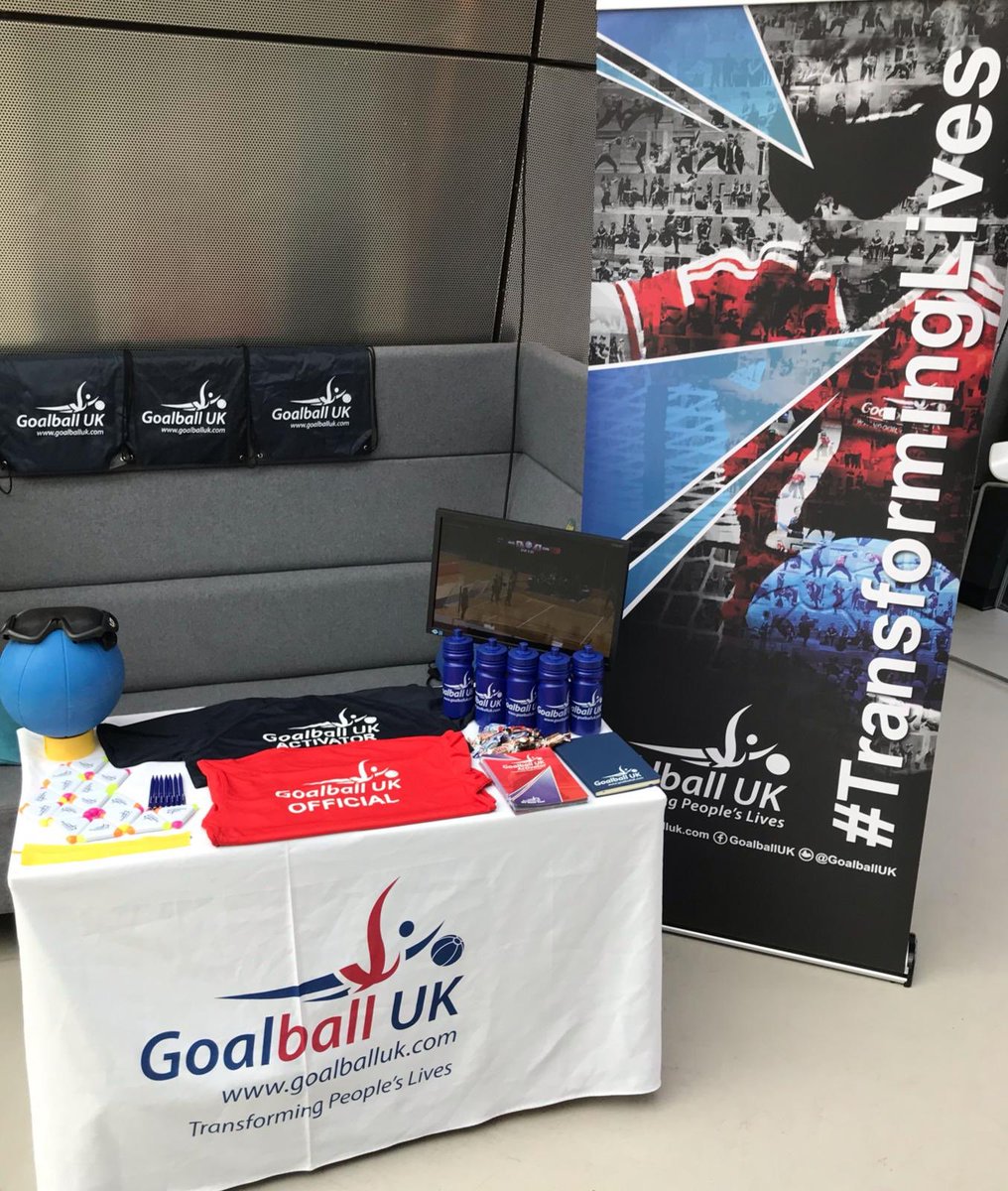 GoalballUK's tweet photo. Today we are @hallamunion at the βLove Where You Live Fairβ offering students Volunteering opportunities π΅π #WelcomeWeek #freshers #Sheffhallam https://t.co/xv8gDIWg8x