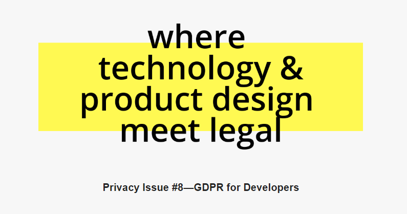 privacy_issues's tweet photo. #PrivacyIssue #8 is out!

A very practical and extensive set of #GDPR and #privacy related #developerguidelines that will help you sleep well at night and enjoy building privacy-first #services and #apps.
 
🔗 https://t.co/1hVvah3GE6 https://t.co/z2AW48BBsW