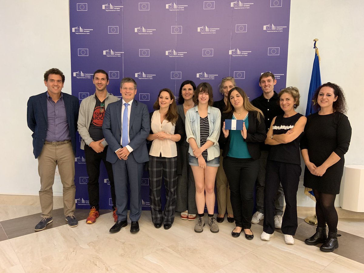 AnpalSolidarity's tweet photo. Here some of the finalist of our contest. We have heard their stories and we awarded them at the end of the final event in Rome. #eusolidaritycorps #jobs #Solidarity https://t.co/GxXXzDAw5k
