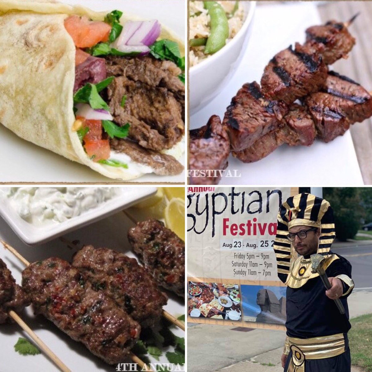 Delicious Egyptian food will be on the menu as the menu this week including #shawerma, #kofta and hibiscus 🌺 tea from the #copticorthodoxchurch in Attleboro.
#middleeasternfood #egypt