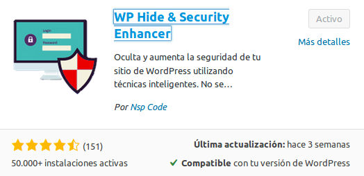 moha21735136's tweet photo. puedes usar este pluing para ocultar vuestro url del admintrativo  #saretec19
WP Hide &amp; Security Enhancer https://t.co/oZYxk8RxLj