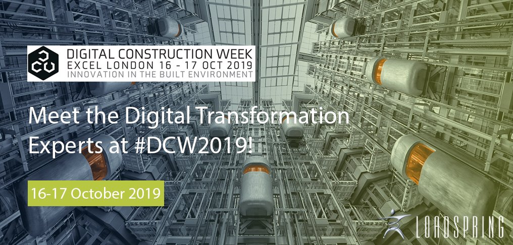 LoadSpring's tweet image. There&apos;s still time! Register for your demo of #LOADSPRINGCLOUDPLATFORM @DigiConWeek Stand: F10 and find out how a successful #DigitalTransformation strategy starts by working with the cloud experts at LOADSPRING: ow.ly/sz5k30pmKGD #DCW2019