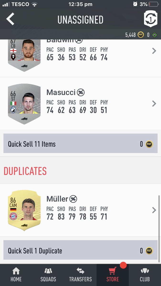 Big problem boys, we got duplicate untradable Muller , what do I do?