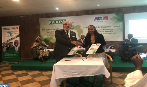 MAP_Information's tweet photo. #MapActu
Signature à Praia d’un accord de coopération entre la MAP et l’agence “INFORPRESS”
https://t.co/jAMoq0AMck
#MAP #Inforpress https://t.co/K7GMzAeU6H