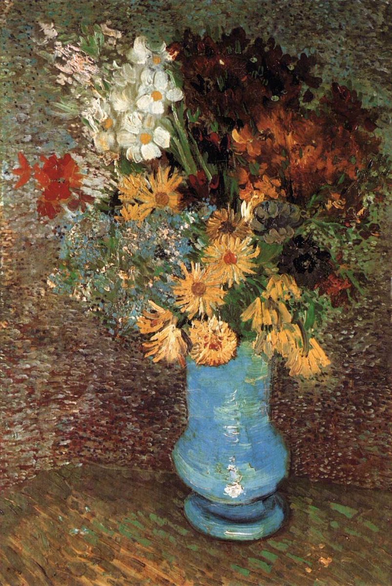 syiphee's tweet photo. Van Gogh’s flowers https://t.co/34LORqgKwE