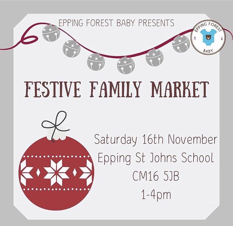 We are delighted to bring you our first ‘Festive Family Market’. We have curated an excellent mix of local businesses, makers and artisans from Epping Forest &amp; beyond. Entrance is £1,under 14's free. All of the entrance fee will go to the local charity we are supporting. #epping