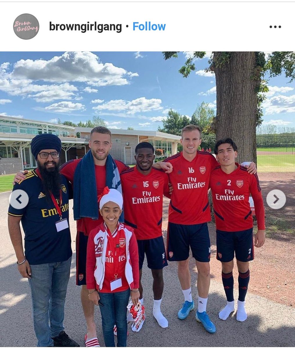 SemperFiArsenal's tweet photo. Thought I should share this amazing story of how a member of the Arsenal staff made a young girls' day https://t.co/kWMj4FaD6r
