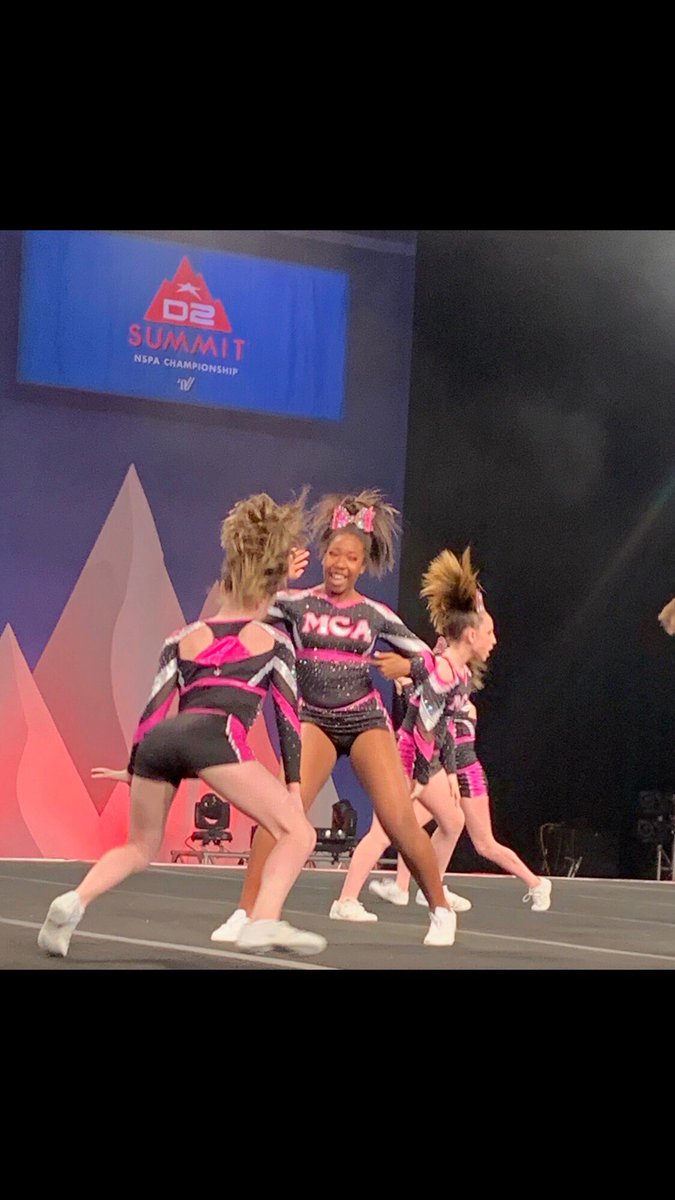 BiddefordC's tweet photo. Next up for the sophomore class is Virneka a great back on the team 
Nickname-Neka
Favorite color-Yellow
Years of Cheering-9
Favorite thing about cheer-Stunting 
Height-5’7
Favorite cheer memory-Going to the D2 Summit https://t.co/Ole9TyB8F5