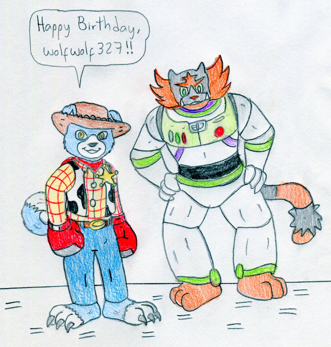 Animemen7's tweet photo. Pictures done by: Jose-Ramiro
(NOT MY ART)

Wrestling you vs Tramp

Incineroar vs Tony/roleplay

Digimon and Pokemon Parody with Gaomon and Incineroar.

Toy Story Parody With Tony and Weregarurumon. https://t.co/7HFZyB3CJQ