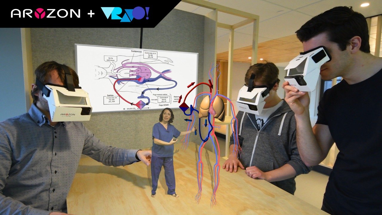 Aryzon® a Twitter: "@VRidge_Inc & #Aryzon have partnered to offer a unique  turnkey solution for delivering Onsite and Online Lessons through  Volumetric Augmented/Mixed Reality, integrating the virtual presentations  platform VRAVO! with Aryzon